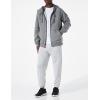imageUnder Armour Mens Sportstyle Elite Utility Full ZipPitch Gray Light Heather 012Onyx White