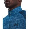imageUnder Armour Mens Tech 20 12 Zip183 Chicago Blue  Petrol Blue  Black