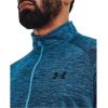 imageUnder Armour Mens Tech 20 12 Zip420 Capri  Petrol Blue  Black