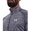 imageUnder Armour Mens Tech 20 12 Zip559 Tempered Steel  Mod Gray  White