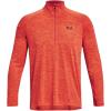 imageUnder Armour Mens Tech 20 12 Zip877 After Burn  Orange Blast  Black