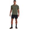 imageUnder Armour Mens Tech 20 VNeck ShortSleeve TShirtMarine Od Green 390Black