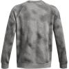 imageUnder Armour mens Rival Fleece Printed Crew025 Castlerock Light Heather   White