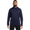 imageUnder Armour Mens Fleece Twist Quarter Zip410 Midnight Navy   Black