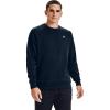 imageUnder Armour Mens Rival Fleece Crew TShirtAcademy Blue 408Onyx White
