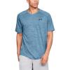imageUnder Armour Mens Tech 20 VNeck ShortSleeve TShirtThunder 407Petrol Blue