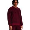 imageUnder Armour mens Rival Fleece Printed Crew600 Dark Maroon   White