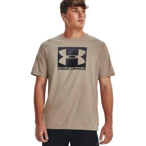 imageUnder Armour Mens Big Logo Short Sleeve TShirt236 Sahara   Black