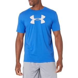 imageUnder Armour Mens Big Logo Short Sleeve TShirt487 Versa Blue   Halo Gray