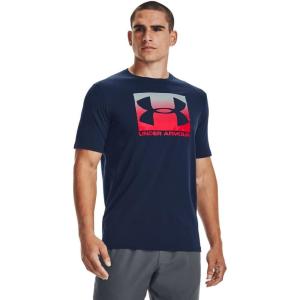 imageUnder Armour Mens Big Logo Short Sleeve TShirtAcademy Blue 408Red