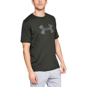 imageUnder Armour Mens Big Logo Short Sleeve TShirtArtillery Green