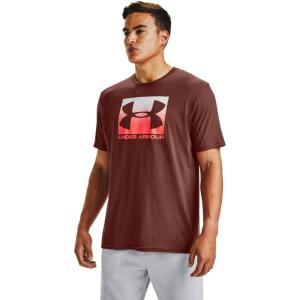 imageUnder Armour Mens Big Logo Short Sleeve TShirtCinna Red 688Halo Gray
