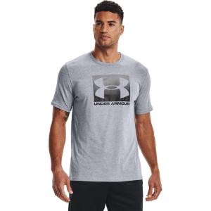 imageUnder Armour Mens Big Logo Short Sleeve TShirtGray Graphite