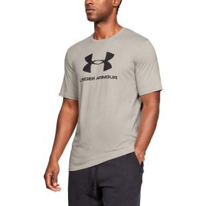 imageUnder Armour Mens Big Logo Short Sleeve TShirtKhaki Base