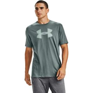 imageUnder Armour Mens Big Logo Short Sleeve TShirtLichen Blue 424Enamel Blue
