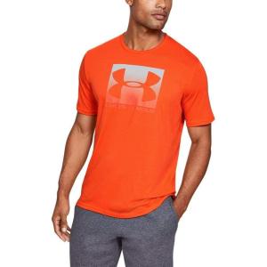 imageUnder Armour Mens Big Logo Short Sleeve TShirtUltra Orange 856Orange Spark