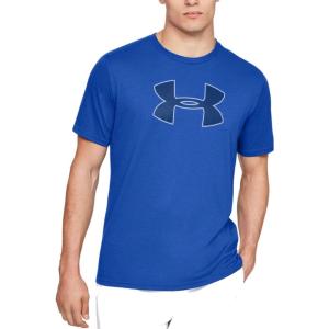 imageUnder Armour Mens Big Logo Short Sleeve TShirtVersa Blue 486American Blue