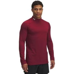 imageUnder Armour Mens ColdGear Fitted MockCardinalWhite