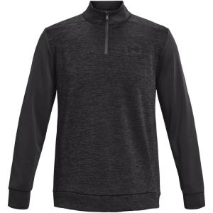 imageUnder Armour Mens Fleece Twist Quarter ZipJet GrayBlack 010