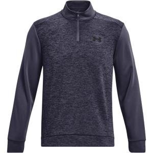 imageUnder Armour Mens Fleece Twist Quarter ZipTempered Steelblack