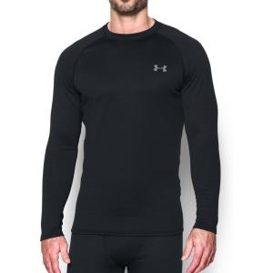imageUnder Armour Mens Packaged Base 40 Crew TShirtBlack Steel