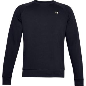 imageUnder Armour Mens Rival Fleece Crew TShirtBlack 001Onyx White