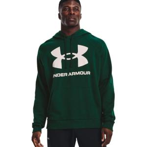 imageUnder Armour Mens Rival Fleece Sportstyle Logo Hoodie330 Intensity   Onyx White