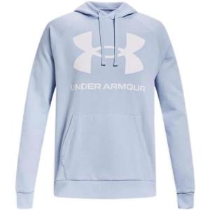 imageUnder Armour Mens Rival Fleece Sportstyle Logo Hoodie706 Oxford Blue   Onyx White