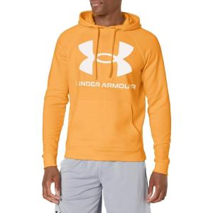 imageUnder Armour Mens Rival Fleece Sportstyle Logo Hoodie782 Rise   Onyx White