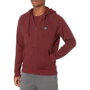 imageUnder Armour Mens Sportstyle Elite Utility Full Zip690 Chestnut Red   Onyx White