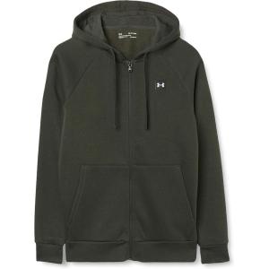 imageUnder Armour Mens Sportstyle Elite Utility Full ZipBaroque Green 310Onyx White