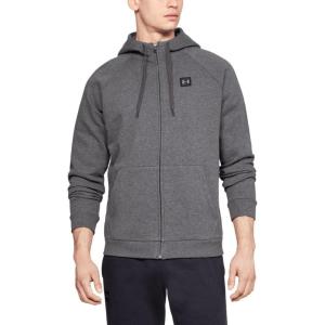 imageUnder Armour Mens Sportstyle Elite Utility Full ZipCharcoal Light Heather 020Black
