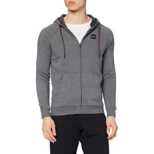 imageUnder Armour Mens Sportstyle Elite Utility Full ZipCharcoal Light Heather Black