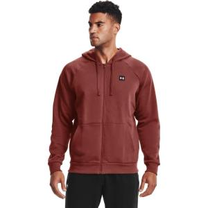 imageUnder Armour Mens Sportstyle Elite Utility Full ZipCinna Red 688Onyx White
