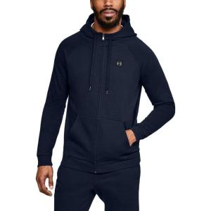imageUnder Armour Mens Sportstyle Elite Utility Full ZipNavy Black
