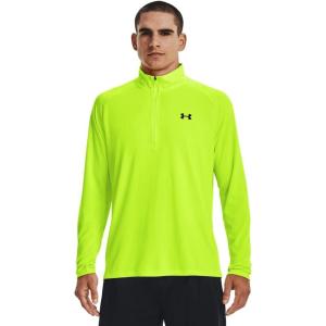imageUnder Armour Mens Tech 20 12 Zip369 Lime Surge   Black
