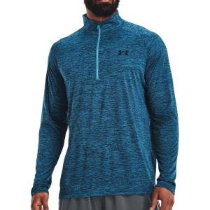 imageUnder Armour Mens Tech 20 12 Zip420 Capri  Petrol Blue  Black