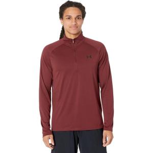 imageUnder Armour Mens Tech 20 12 Zip690 Chestnut Red   Black