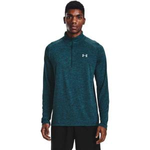 imageUnder Armour Mens Tech 20 12 ZipDark Cyan 463Mod Gray
