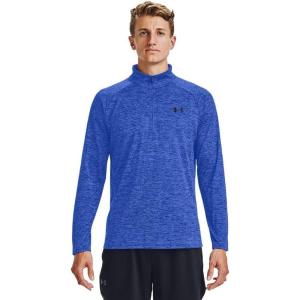 imageUnder Armour Mens Tech 20 12 ZipEmotion Blue 403Black