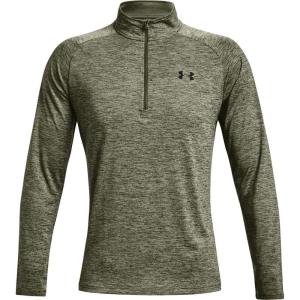 imageUnder Armour Mens Tech 20 12 ZipMarine Od Green 390Black