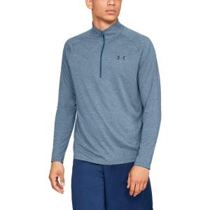 imageUnder Armour Mens Tech 20 12 ZipPetrol Blue Light Heather