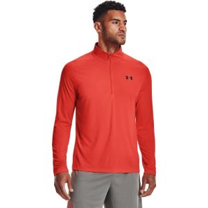 imageUnder Armour Mens Tech 20 12 ZipPhoenix Fire 296Black