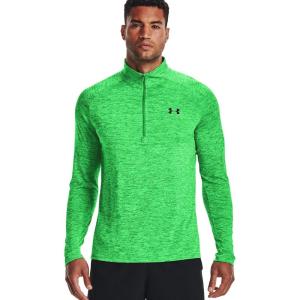 imageUnder Armour Mens Tech 20 12 ZipStadium Green 341Black
