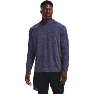 imageUnder Armour Mens Tech 20 Hoodie558 Tempered Steel   Midnight Navy