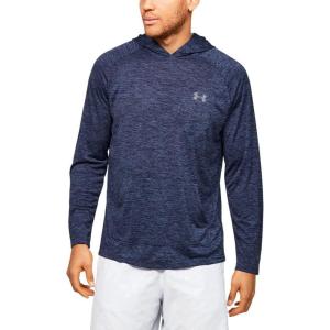 imageUnder Armour Mens Tech 20 HoodieBlue Ink 497Mod Gray