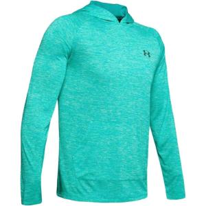 imageUnder Armour Mens Tech 20 HoodieTeal Rush 454Pitch Gray