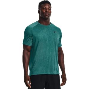 imageUnder Armour Mens Tech 20 VNeck ShortSleeve TShirtCerulean 452Black