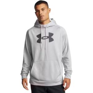imageUnder Armour mens Armour Fleece Big Logo HoodieHalo Gray  Jet Gray  014