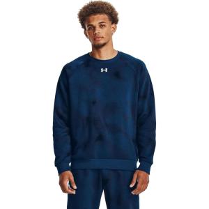 imageUnder Armour mens Rival Fleece Printed Crew426 Varsity Blue   White